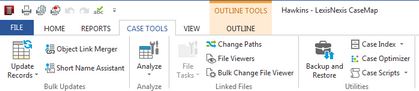 Outline Tools Menu Outline Tools Menu