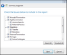 Summary Judgment Wizard > Issues to Include dialog box Summary Judgment Wizard > Issues to Include dialog box