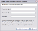CaseMap Admin Console > Registration Information CaseMap Admin Console > Registration Information