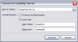 Connect to CaseMap Server Connect to CaseMap Server