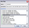 New Role dialog box