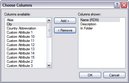 Choose Columns Choose Columns