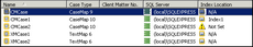Index Location column