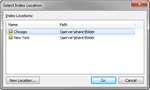 Select Index Location