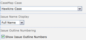 CaseMap Case Settings CaseMap Case Settings