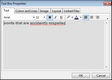 Text Box Properties > Auto-Correct feature Text Box Properties > Auto-Correct feature