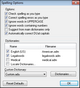Spelling Options Spelling Options