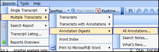 Reports > Multiple Reports > Annotation Digests > All Annotations Reports > Multiple Reports > Annotation Digests > All Annotations