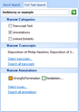 Search annotations by select issues