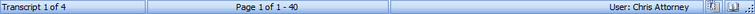 Status bar