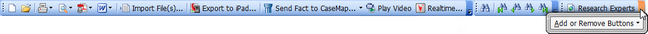 TextMap toolbar