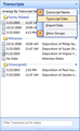 Transcripts sorted by date/time Transcripts sorted by date/time