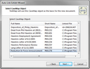 Auto Link Exhibit Wizard > Select CaseMap Object Auto Link Exhibit Wizard > Select CaseMap Object