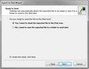 Export to iPad Wizard > Ready to Send Export to iPad Wizard > Ready to Send