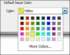 Default issue color Default issue color