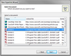 New Hyperlink Wizard > Select Document New Hyperlink Wizard > Select Document