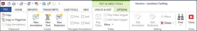 Edit menu