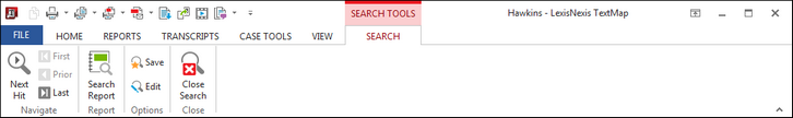 Search menu