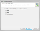 Optional Annotations Fields Optional Annotations Fields