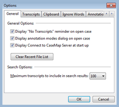 Tools > Options
