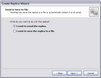 Create Replica Wizard > Email or Save to File Create Replica Wizard > Email or Save to File