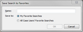 Save Search to Favorites Save Search to Favorites