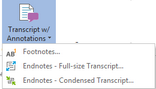 Transcripts with Annotations Transcripts with Annotations