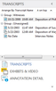 Transcripts sorted by date/time Transcripts sorted by date/time