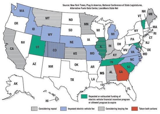 What States Have An Electric Car Tax Incentive What States Have An Electric Car Tax Incentive