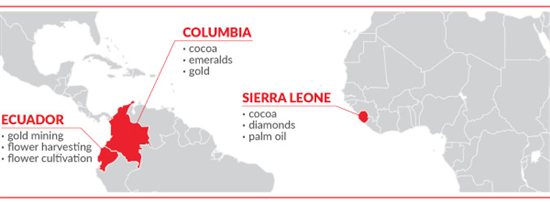 Forced Labor Risk Geo hotspots