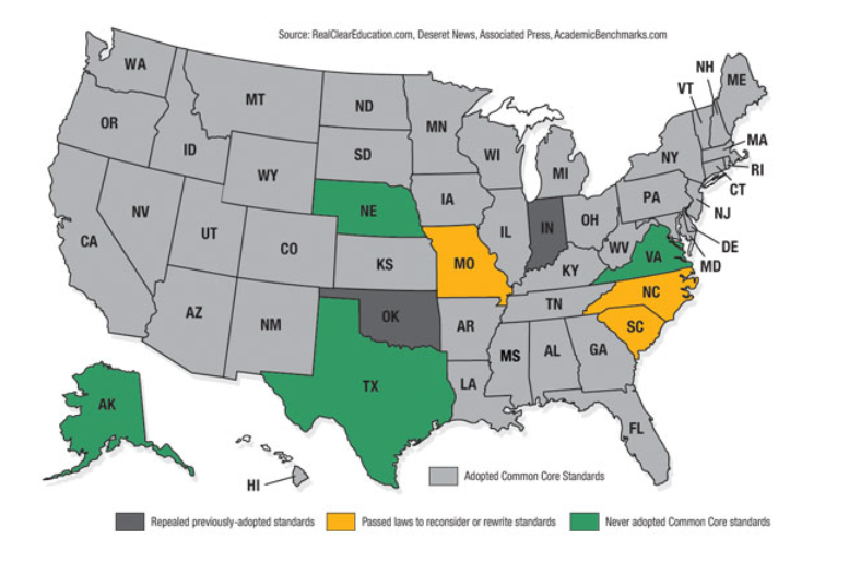 Bird S Eye View Small But Growing Number Of States Reject Common