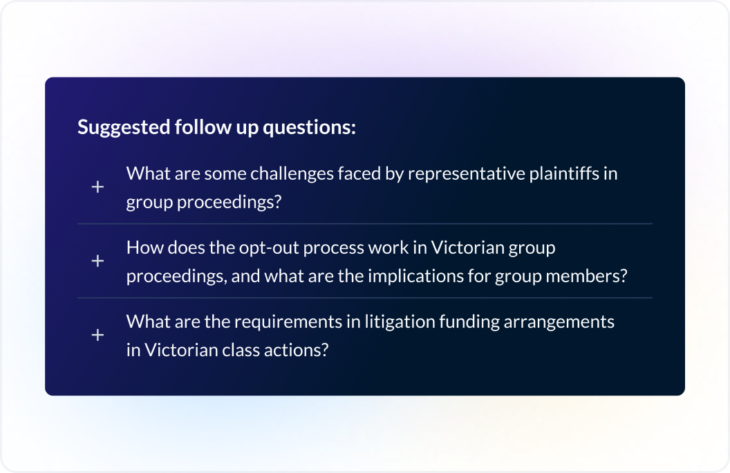 Example of suggested follow up questions to a previous interaction with the tool not shown in this visual. The first follow up question is what impact could a non-compliant name have on the LLC's ability to conduct business in Pennsylvania? 