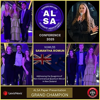 Photos of Samantha Romijn, the ALSA Paper Presentation Grand Champion