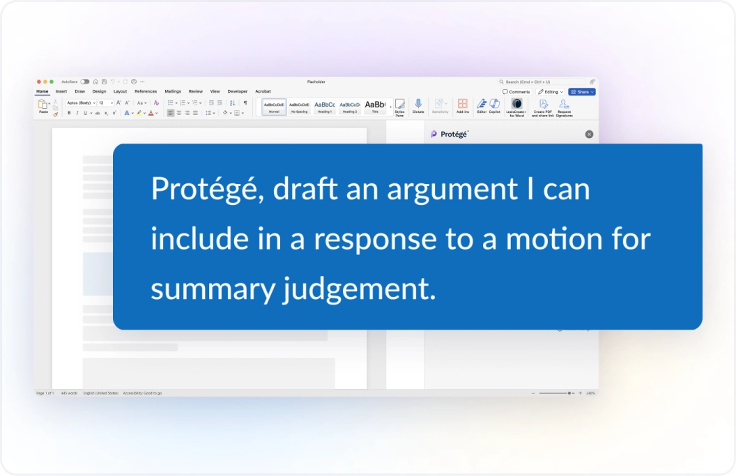 Full Document Legal Drafting in Microsoft Word (Coming Soon)