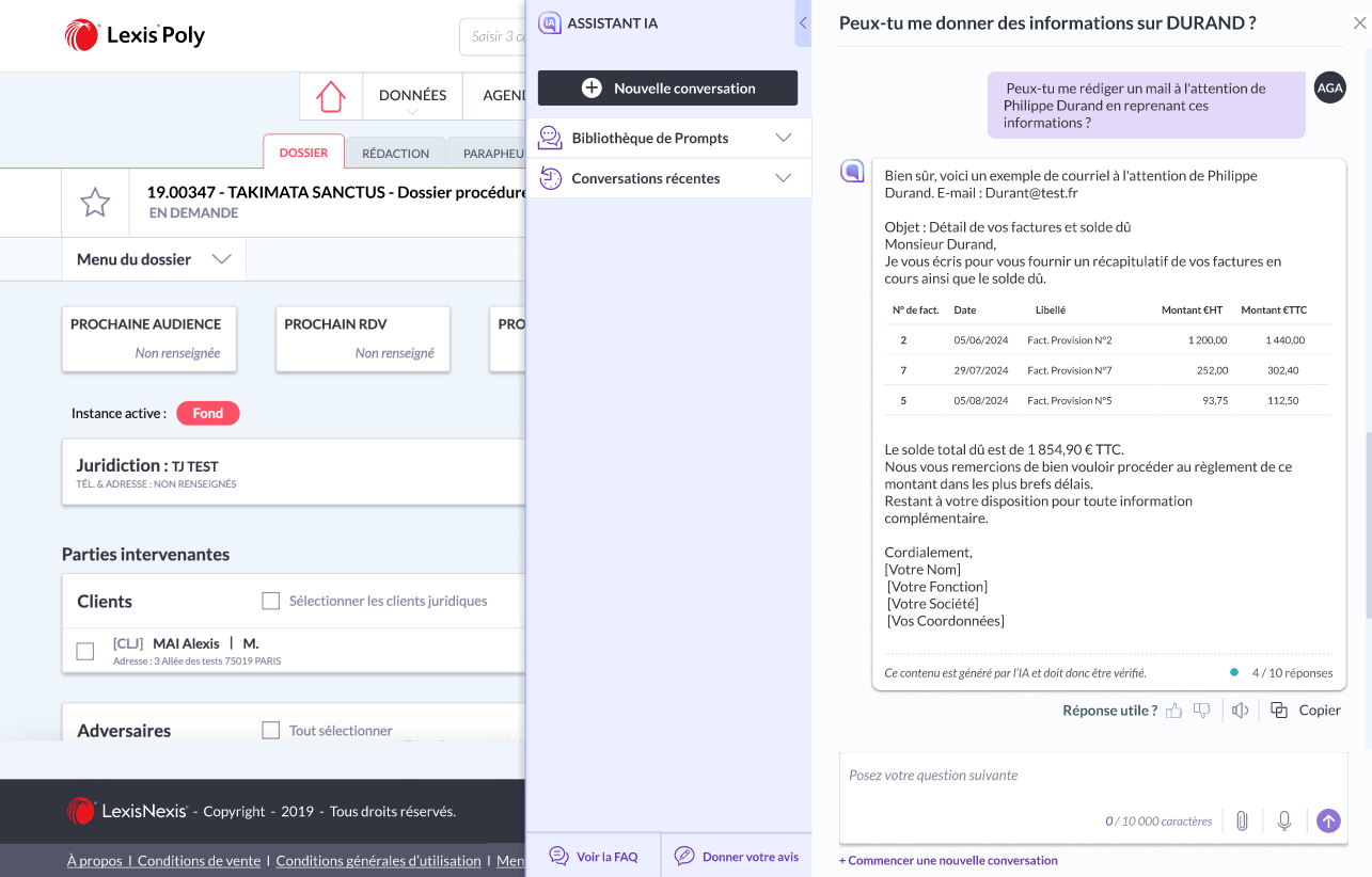 Assistant IA Lexis Poly