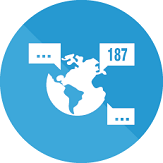 187 languages icon