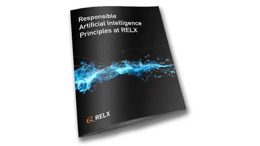RELXにおけるレスポンシブルAI原則」というタイトルの小冊子