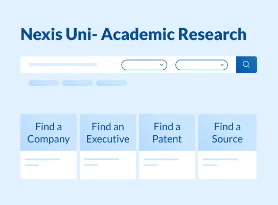 Nexis Uni academic research 
