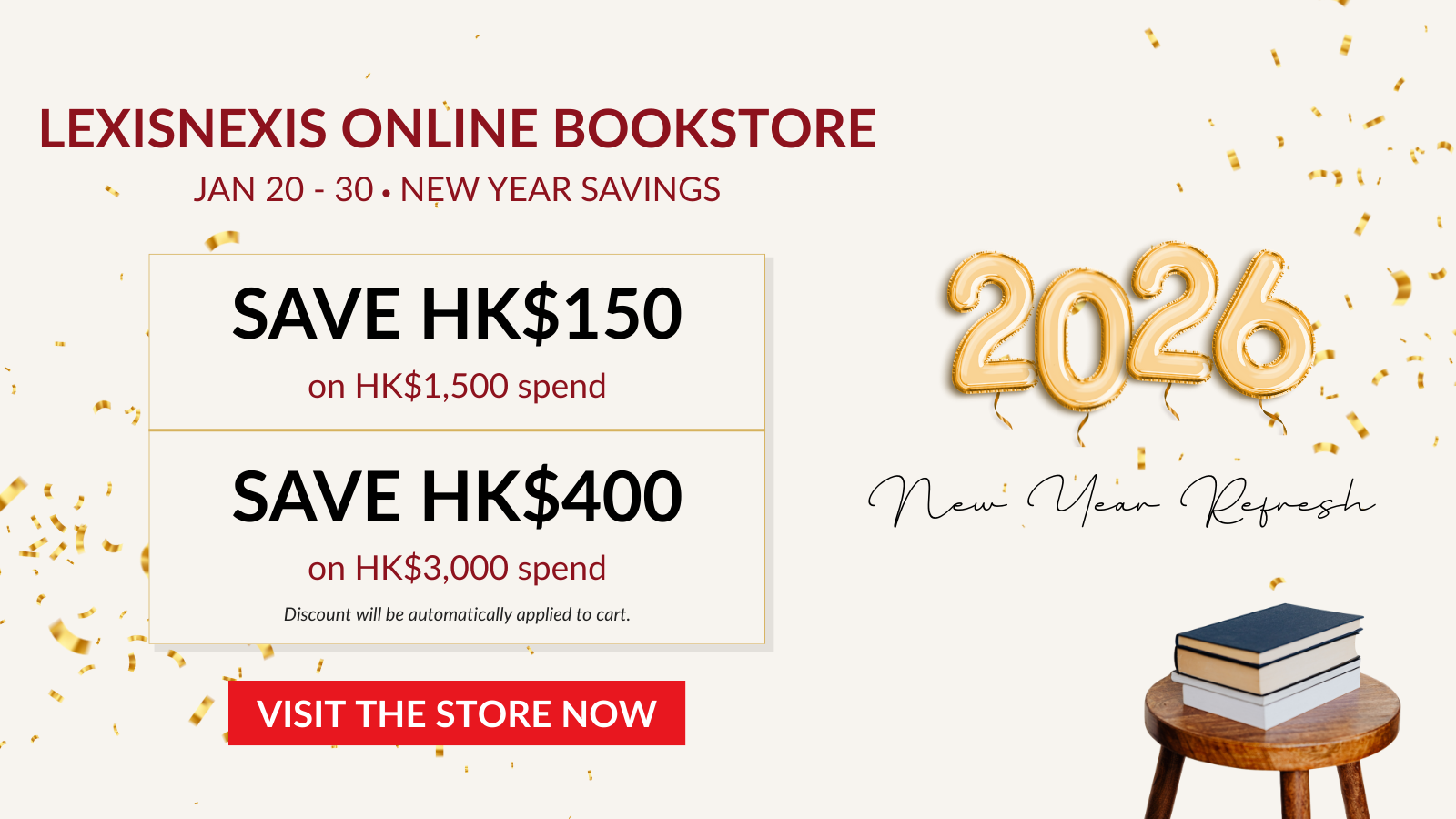 Refresh Your Legal Library and Save Up to HK$400