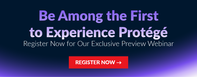 Banner inviting early webinar registration featuring Protégé, a personalised AI assistant for legal professionals.