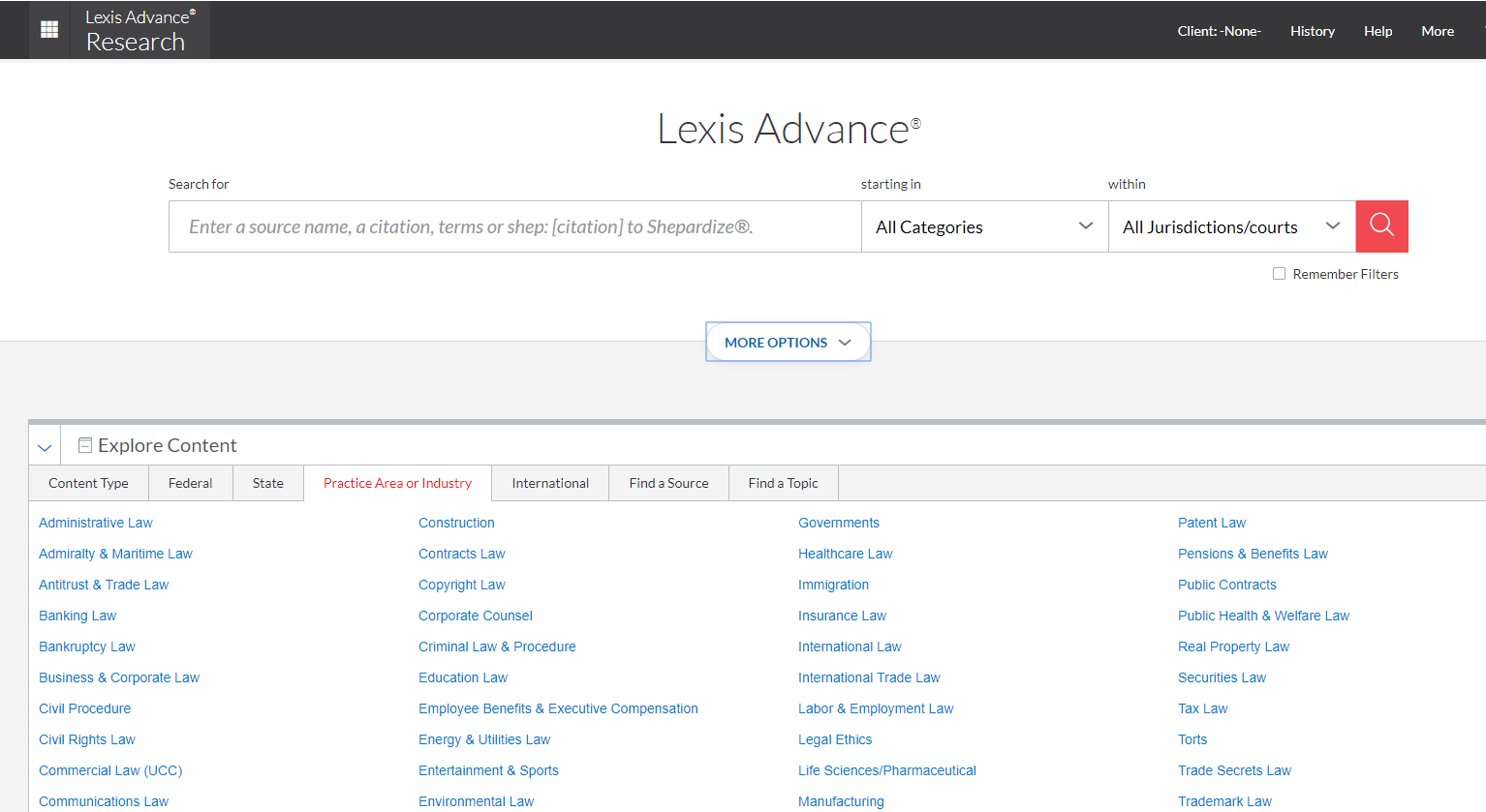 New Content New Home Page And More On The Lexis Advance Service