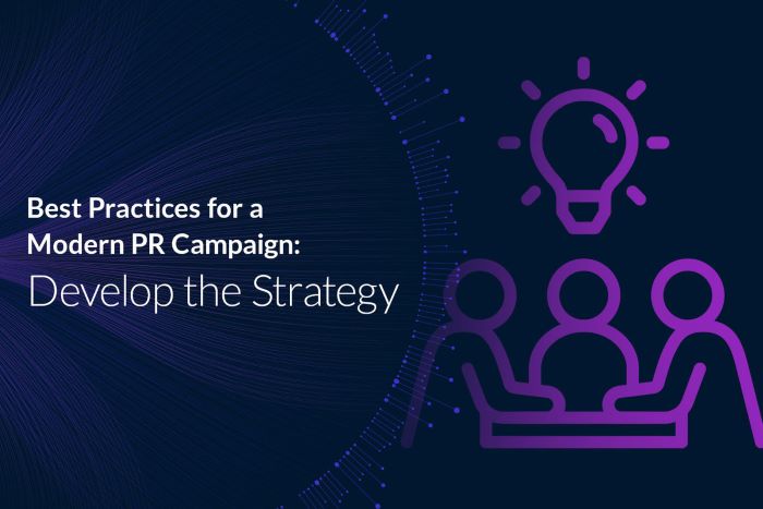 Develop a PR strategy using data