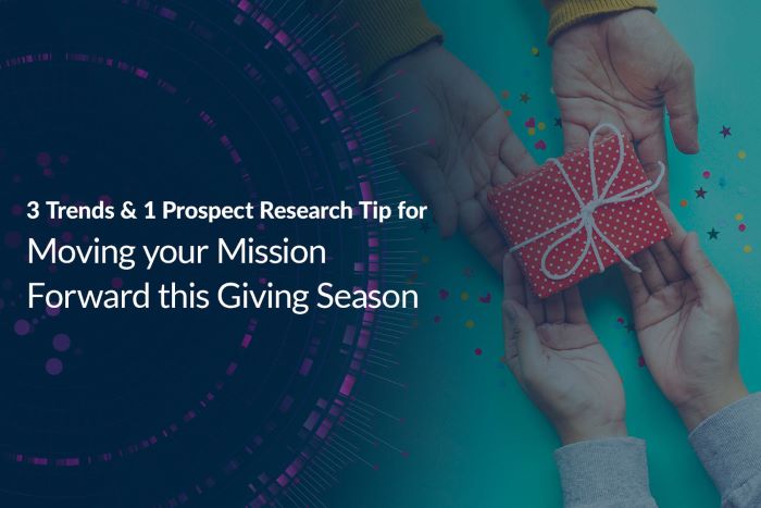Giving season is a major revenue driver for nonprofits