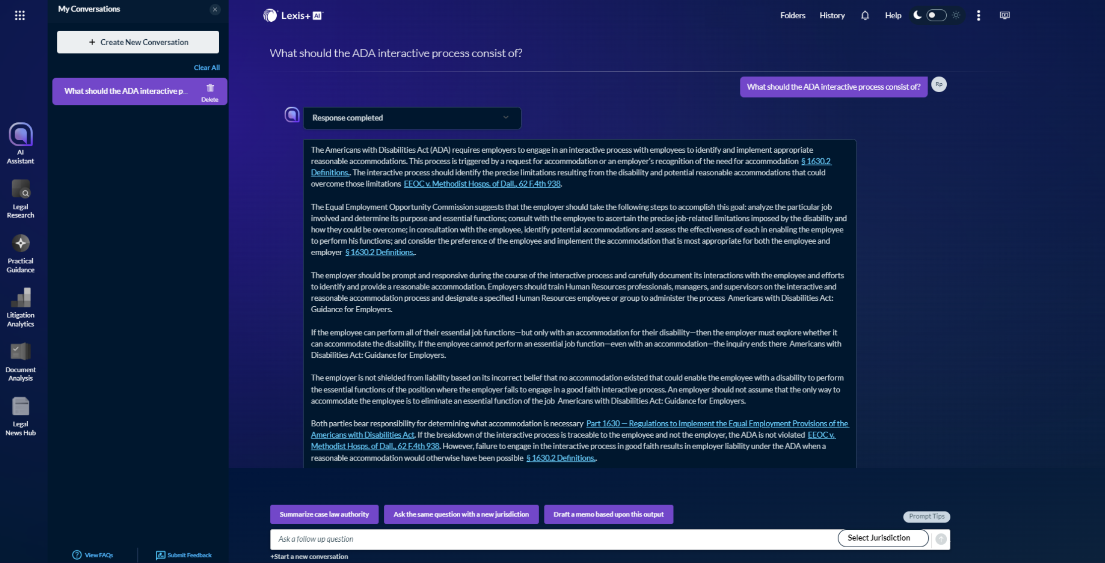 Lexis+ AI™ Product Enhancements