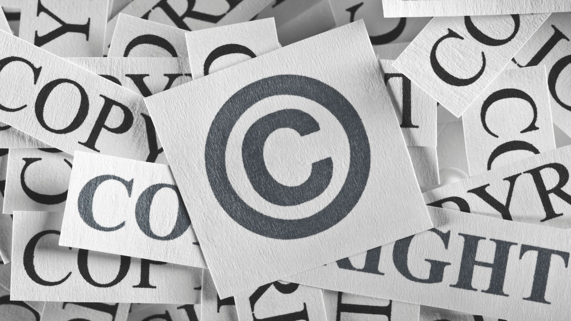 Graphic image of copyright symbol