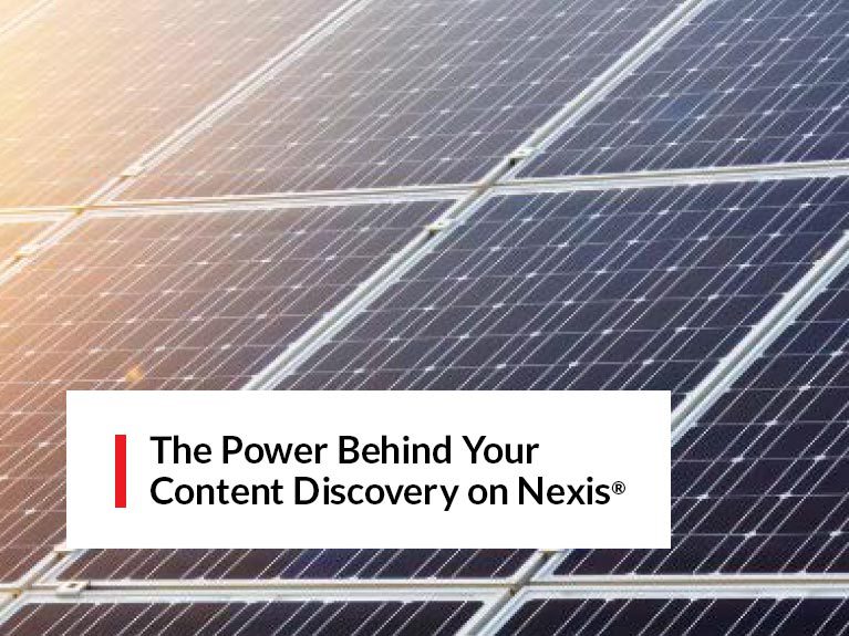 LexisNexis SmartIndexing Technology™:  Content Discovery on Nexis®