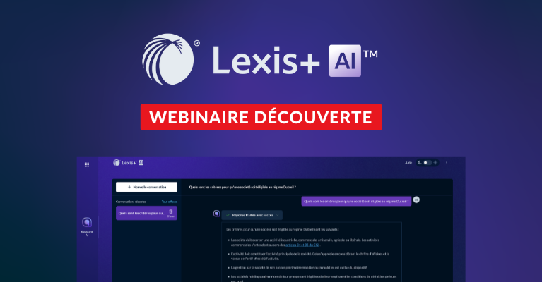 Webinaire Découverte : Lexis+ AI