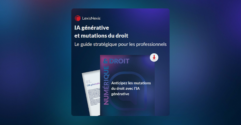 Anticipez les mutations du  droit avec l'IA générative