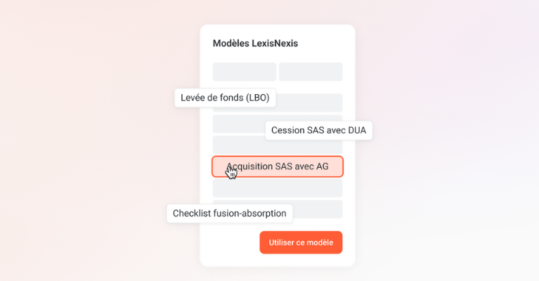 Modèle de checklist Levée de fonds