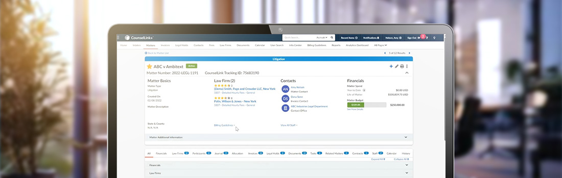 LexisNexis CounselLink+: A One-Stop Shop To Streamline Law Departments
